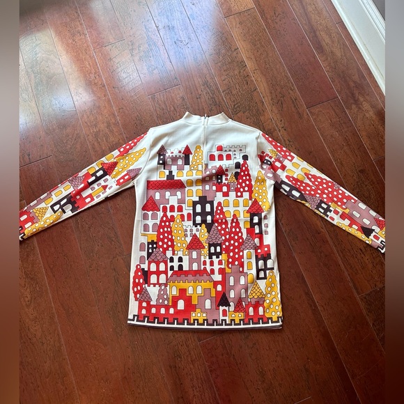 Authentic Vintage Mod Deco 1960’s Tunic - Picture 3 of 6